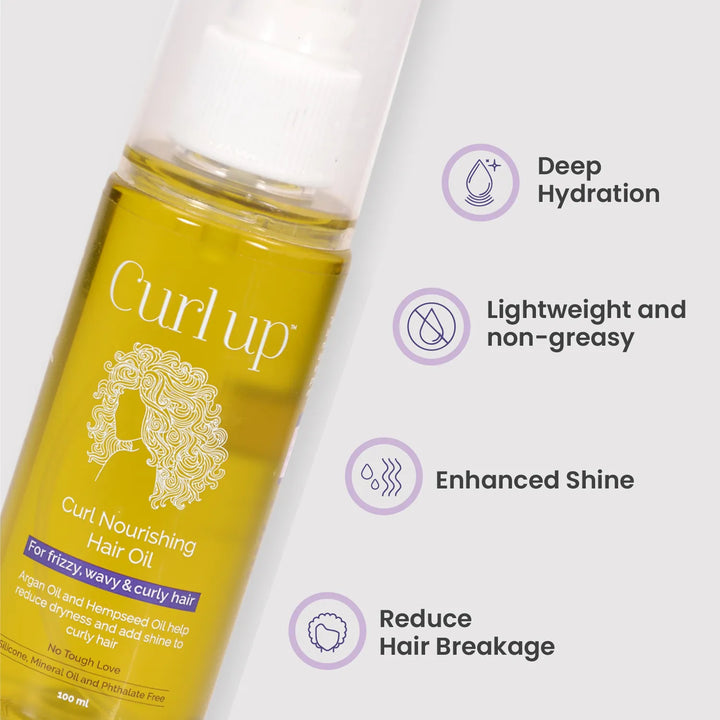 Lightweight Hair Oil For Curly Hair