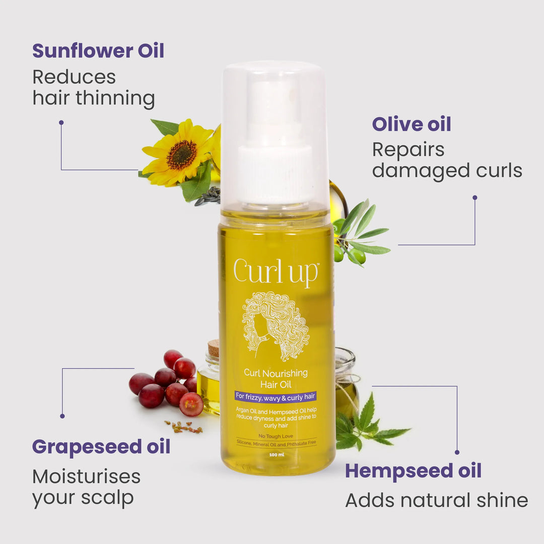 Curl Nourishing Hair Oil Benefits & Ingredients